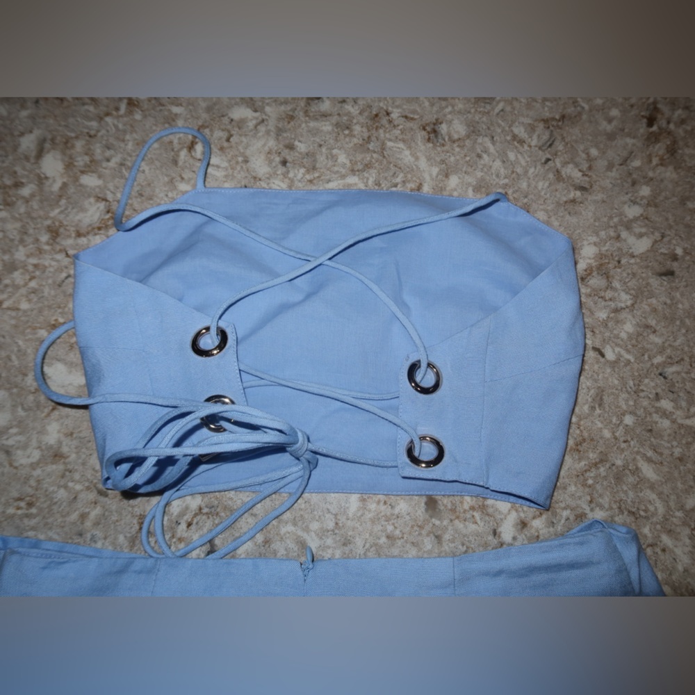Light Blue Two-Piece Set - Picture 8 of 9